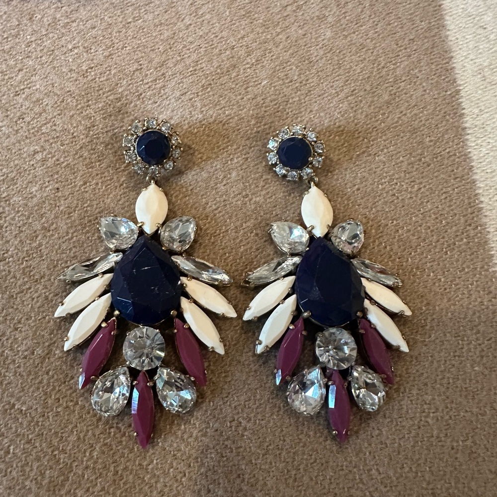 J. Crew statement earrings
